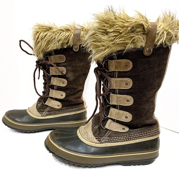 Sorel Shoes - Sorel Hawk Joan of Arctic Waterproof Boots, Sz 9